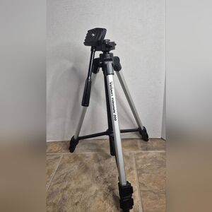 Videomate 300 Tripod Camera Stand Black Silver Adjustable Photography Tripod